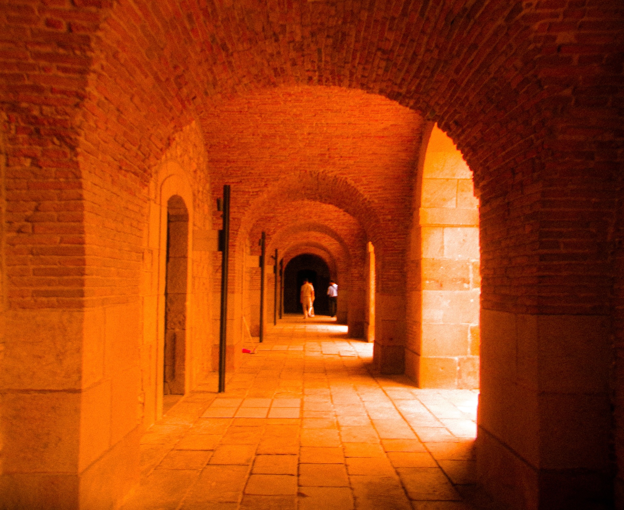 Hallway in Mountjuic Castle